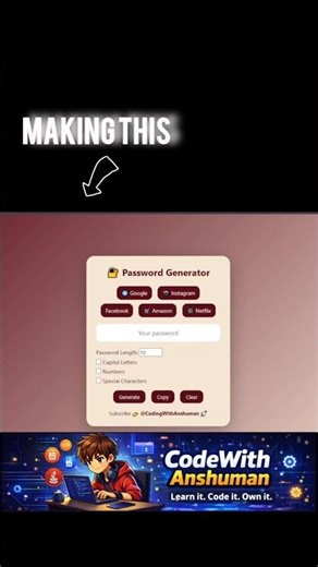 Is your password safe? Stop using 123456 and build this instead ! 🛡️✨
