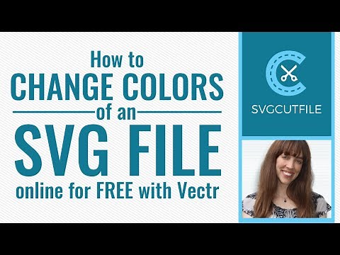 How to Change Colors of an SVG file Online for Free with Vectr