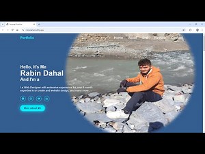 Create Personal Portfolio with Visual Studio Code: Step-by-Step Guide Using HTML, CSS, & JavaScript