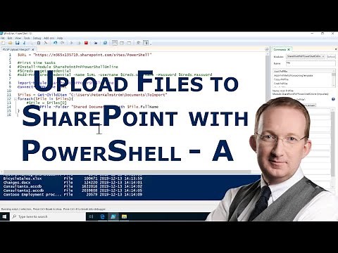 Upload Files to SharePoint via PowerShell - A - PowerShell with SharePoint from Scratch