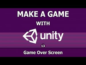 Making a video game with Unity (13) : Gameover Screen