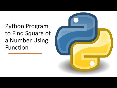 Python Program to Find Square of a Number Using Function