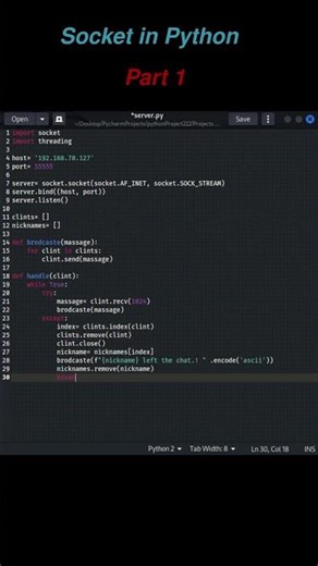 Socket Programming using python
