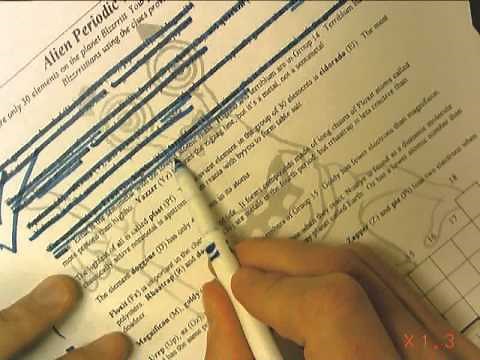 Mr. Chesbro Does the Alien Periodic Table :)