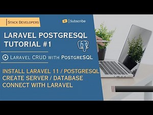 Laravel PostgreSQL Tutorial #1 | CRUD with PostgreSQL | Install PostgreSQL | Connect with Laravel