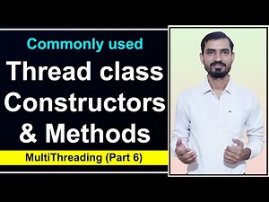 Thread class Methods & Constructors || Multithreading in Java by Deepak (Hindi)