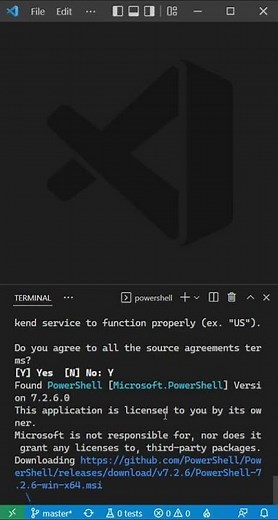 Use the correct PowerShell in Visual Studio Code
