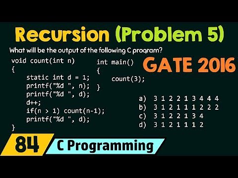 Recursion (Solved Problem 5)