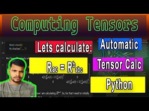 How to Compute Riemann Tensor in Python || Pytearcat tutorial for Tensor