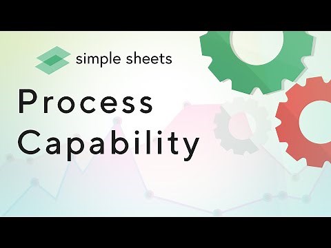 Process Capability Excel Template Step-by-Step Video Tutorial by Simple Sheets