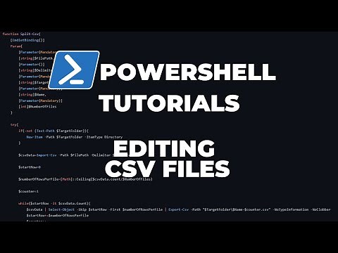 PowerShell Tutorials : Editing CSV files (Adding columns, editing data)