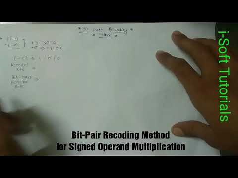 Bit pair recoding method for signed operand multiplication | CAO | 3 | i-Soft Tutorials