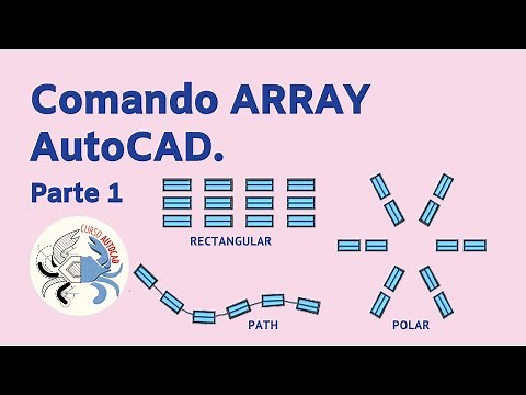 AutoCAD Array Command Part 1 Rectangular Array