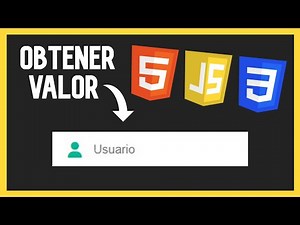 👉 como OBTENER el VALOR de un INPUT en JAVASCRIPT 😱