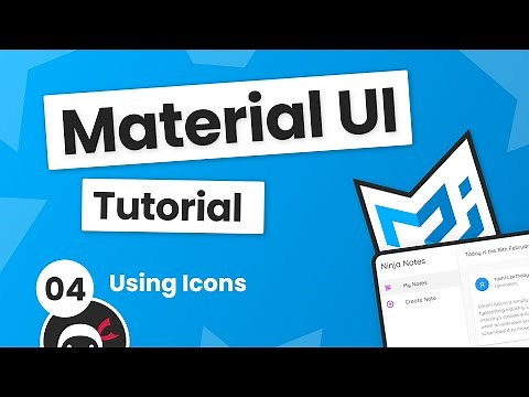 Material UI Tutorial #4 - Icons