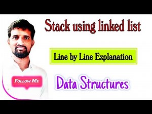 Stack Implementation in C | Linked List Approach | Data Structures