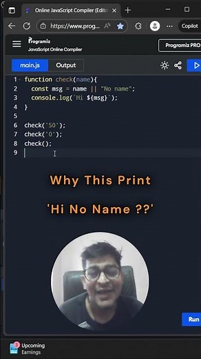 🔥 JavaScript Trick You Never Noticed! || Operator Explained in 30 Seconds #frontenddeveloper