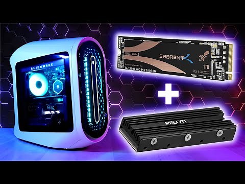 Alienware Aurora R13/R14 SSD Upgrading - Sabrent Rocket Gen 4 with Heat Sink!