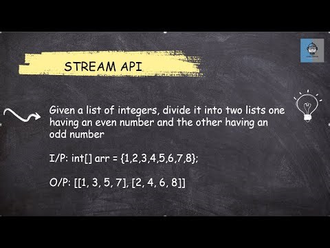 Java 8 Stream API- 07 Divide given integer list into lists of even and odd numbers || Most Asked