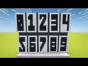 How to Make Number Banners in Minecraft | Easy Tutorial