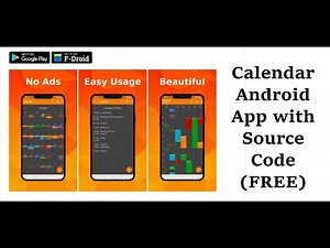 Calendar App with Source Code in Android Studio