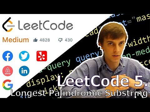 LeetCode 5. Longest Palindromic Substring (Algorithm Explained)