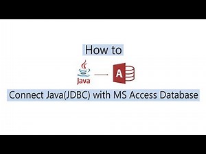 Connect Java and Ms Access Database using UcanAccess!!