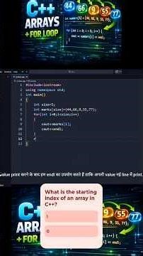 How to Print Array in C++ Using Loop