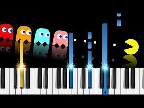 PAC-MAN - Original Theme - Piano Tutorial / Piano Cover