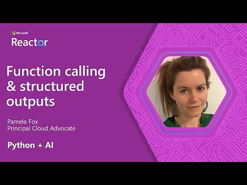 Python + AI: Function calling & structured outputs