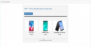 How to Create a Price Range Slider Filter Using PHP and Ajax