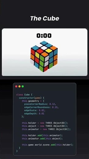 Create a 3D Cube using HTML, CSS & JavaScript! ｜ Web Animation