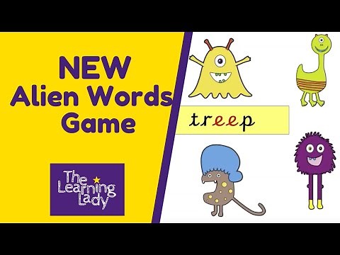 Alien words phonic screening check practise