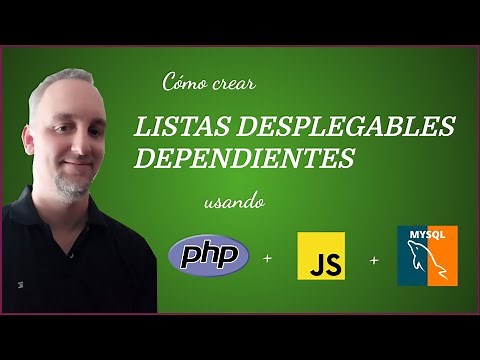 Cómo crear listas desplegables dependientes usando PHP + MySQL + JavaScript