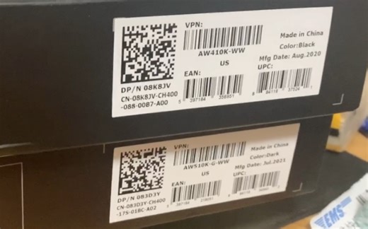 外星人alienware 键盘510k与410k 对比体验