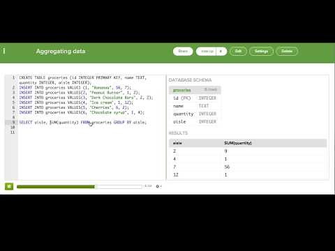 Aggregating data | Intro to SQL: Querying and managing data | Computer Programming | Khan Academy