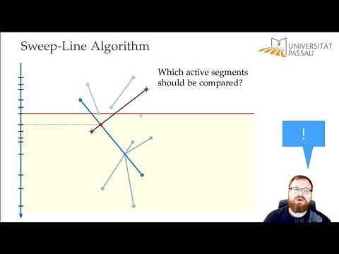 Sweep-Line Algorithm for Line Segment Intersection (2/5) | Computational Geometry - Lecture 02