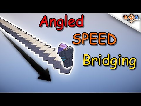 How to Diagonally Speed Bridge in Minecraft | BAS