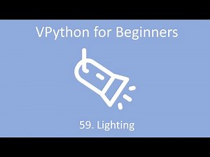 VPython for Beginners 59 - Lighting