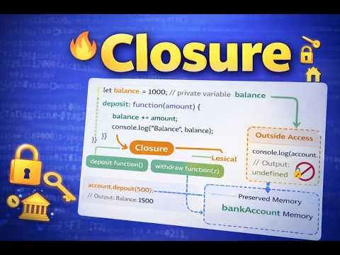JavaScript Closure Interview Question Explained | Private Variable Example