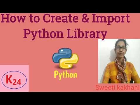 Create & import module in Python