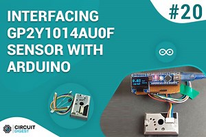 Interfacing Sharp GP2Y1014AU0F Sensor with Arduino to build Air Quality Analyser