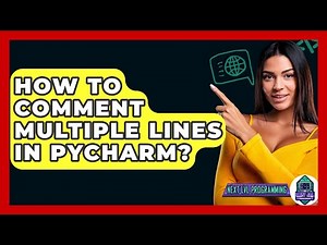 How To Comment Multiple Lines In Pycharm? - Next LVL Programming