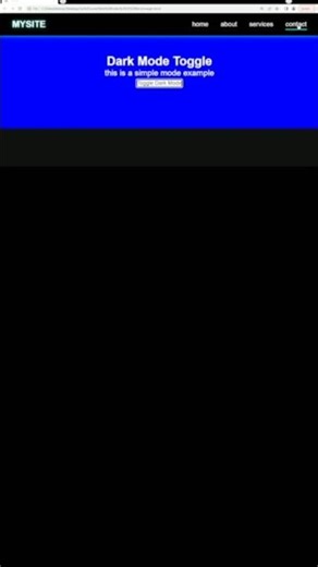 Responsive Navbar with Dark Mode Toggle | HTML CSS JavaScript