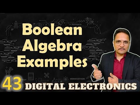 Boolean Algebra Solved Examples Part 1