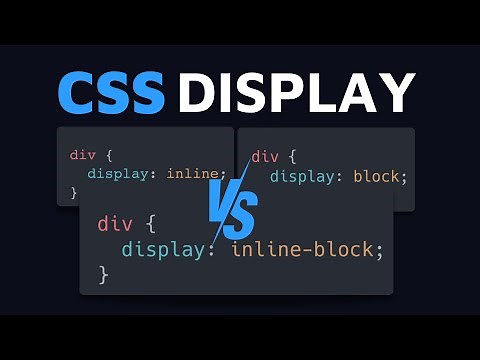 CSS Display Tutorial: Learn inline, block & inline-block