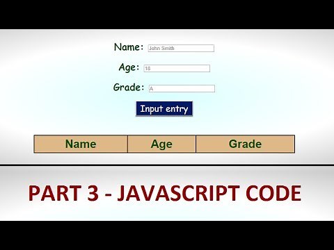[Javascript tutorials #2] Get details and display in a table JS Part 3 - Data processing & display