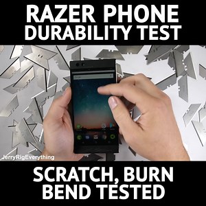 With its 120hz display and huge battery... it looks like a formidable competitor in the smartphone industry. BUT... is the Razer Phone Durable? Its time to test the newest phone from Razer with my durability tests and see if the Android smartphone can handle the test of time. | Jerry Rig Everything