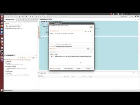 Git tutorial 2: Committing, pushing, pulling and resolving conflicts with git and Eclipse 4.5.1