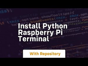 install python raspberry pi terminal
